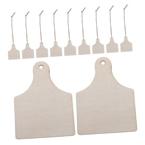 MUCKLILY 120 Sätze Unbehandelte Rechteckige Holzschilder zum Basteln mit Hängefunktion Natürliche DIY Holzanhänger für Weihnachtsdeko Blanko Holzbrettchen zum Bemalen Wiederverwendbare MUCKLILY 120 Sätze Unbehandelte Rechteckige Holzschilder zum Basteln mit Hängefunktion Natürliche DIY Holzanhänger für Weihnachtsdeko Blanko Holzbrettchen zum Bemalen Wiederverwendbare von MUCKLILY