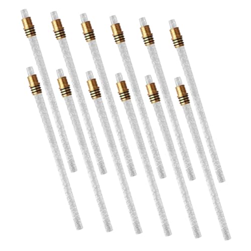 MUCKLILY 12Stücke Fackeldocht für Weinflaschen Messing Kopffackel Dochthalter Kompatibel mit Standard Glasflaschen für DIY Innendekoration und Außendekoration MUCKLILY 12Stücke Fackeldocht für Weinflaschen Messing Kopffackel Dochthalter Kompatibel mit Standard Glasflaschen für DIY Innendekoration und Außendekoration von MUCKLILY