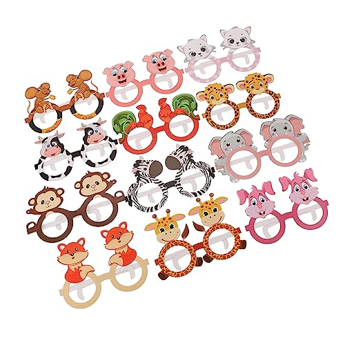 MUCKLILY 12Stücke Tiermuster Partybrillen Aus Papier Für Kindergeburtstage Lustige Brille Für Erwachsene Und Dekoration Für Kinderpartys Und Mitgebsel MUCKLILY 12Stücke Tiermuster Partybrillen Aus Papier Für Kindergeburtstage Lustige Brille Für Erwachsene Und Dekoration Für Kinderpartys Und Mitgebsel von MUCKLILY