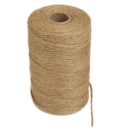 MUCKLILY 1Rolle Natürliche Juteschnur Braune Gartenschnur für DIY Geschenkverpackung Hochzeit und Bastelarbeiten Naturbelassene Juteseil für Projekte MUCKLILY 1Rolle Natürliche Juteschnur Braune Gartenschnur für DIY Geschenkverpackung Hochzeit und Bastelarbeiten Naturbelassene Juteseil für Projekte von MUCKLILY