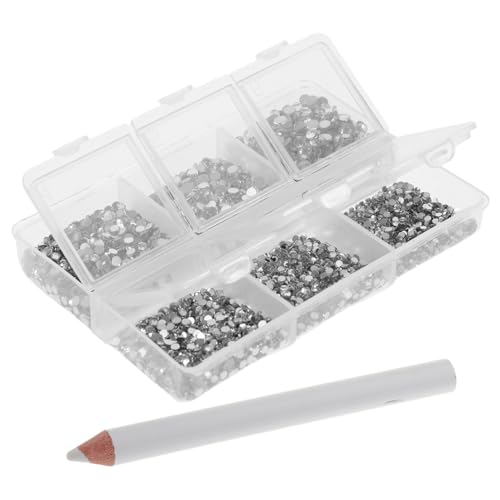 MUCKLILY 1Satz Strasssteine für Nagelkunst Flatback Fächer Box für DIY Nail Art Dekoration Handyhüllen Make Up und Bastelprojekte Langlebig MUCKLILY 1Satz Strasssteine für Nagelkunst Flatback Fächer Box für DIY Nail Art Dekoration Handyhüllen Make Up und Bastelprojekte Langlebig von MUCKLILY