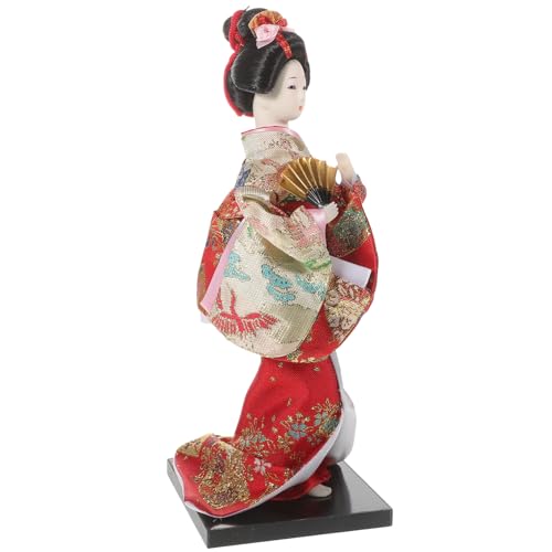 MUCKLILY 1Stück Handgefertigte Geisha Figur im Japanischen Kimono Puppe aus Hochwertigem Material für Wohnkultur Dekoration für Schlafzimmer und Wohnzimmer Perfektes MUCKLILY 1Stück Handgefertigte Geisha Figur im Japanischen Kimono Puppe aus Hochwertigem Material für Wohnkultur Dekoration für Schlafzimmer und Wohnzimmer Perfektes von MUCKLILY