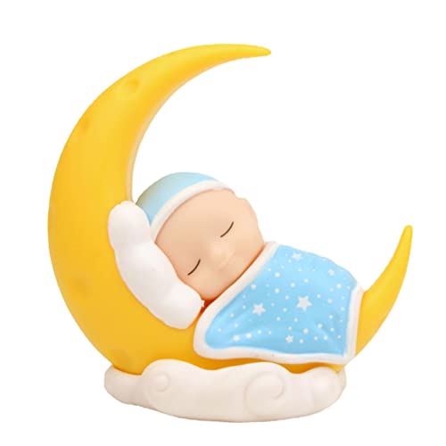 MUCKLILY 1Stück Micro Landschaft Dekoration Schlafendes Im Mond Design Kuchen Für Feiern Fotografie Prop DIY Tortendeko Für Besondere Anlässe MUCKLILY 1Stück Micro Landschaft Dekoration Schlafendes Im Mond Design Kuchen Für Feiern Fotografie Prop DIY Tortendeko Für Besondere Anlässe von MUCKLILY