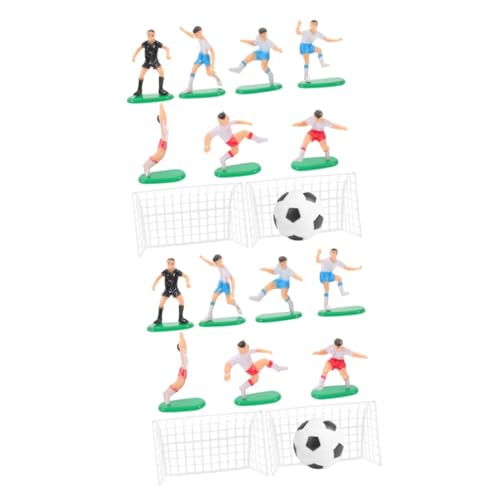 MUCKLILY 2 Sätze Dekoration Der Fußballmannschaft Geburtstagstortenfußball Topper Fußballdekoration Für Kuchen Sport Tonhöhe Dekorationen Thematisiert Miniatur Pvc MUCKLILY 2 Sätze Dekoration Der Fußballmannschaft Geburtstagstortenfußball Topper Fußballdekoration Für Kuchen Sport Tonhöhe Dekorationen Thematisiert Miniatur Pvc von MUCKLILY