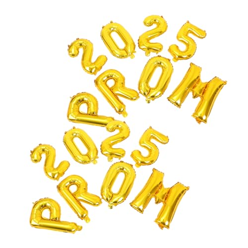 MUCKLILY 2 Sätze Graduation Foil Balloons Prom Party Dekoration für Innen und Außen Stilvolle Abschlussfeier Deko Vielseitige Jubiläumsballons für Unvergessliche Momente MUCKLILY 2 Sätze Graduation Foil Balloons Prom Party Dekoration für Innen und Außen Stilvolle Abschlussfeier Deko Vielseitige Jubiläumsballons für Unvergessliche Momente von MUCKLILY