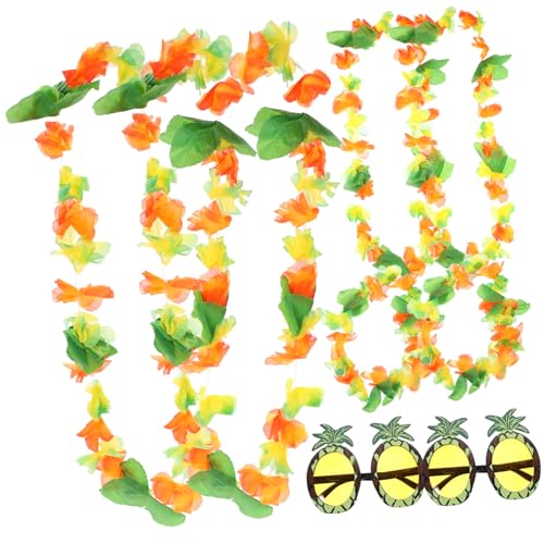 MUCKLILY 2 Sets Girlande Ananas Brillen Set Tropische Strand Sonnenbrille Party Outfit Für Frauen Themen Hawaii Fotoautomaten Requisiten Hawaii Girlande Hawaii Girlande Brille Foto MUCKLILY 2 Sets Girlande Ananas Brillen Set Tropische Strand Sonnenbrille Party Outfit Für Frauen Themen Hawaii Fotoautomaten Requisiten Hawaii Girlande Hawaii Girlande Brille Foto von MUCKLILY