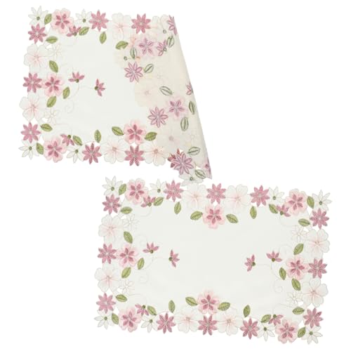 MUCKLILY 2 Stück Europäische Pastoral -tischdecke Gehäkelte Tischsets Runde Tischdecke Aus Spitze Kleine Spitzentischdecke Tischdecke Spitze Rustikale Tischdecke Satin- MUCKLILY 2 Stück Europäische Pastoral -tischdecke Gehäkelte Tischsets Runde Tischdecke Aus Spitze Kleine Spitzentischdecke Tischdecke Spitze Rustikale Tischdecke Satin- von MUCKLILY