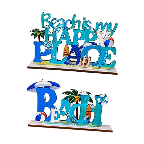 MUCKLILY 2 Stück Holzbuchstaben Teiliges Stilvolle Holz Alphabet Ornamente für Partys und Zuhause für Kreative Dekorationen und Sicher und Geruchlos für Verschiedene Anlässe von MUCKLILY