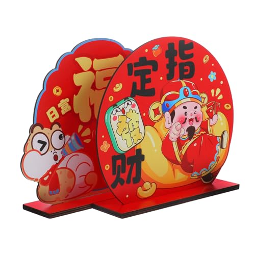 MUCKLILY 2 Stück Jahr Der Schlangen-Ornamente Chinesisches Neujahr Dekorativ Chinesische Festdekorationen Frühlingsfestverzierung Tischdekoration Zum Chinesischen Neujahr 2025 Hölzern MUCKLILY 2 Stück Jahr Der Schlangen-Ornamente Chinesisches Neujahr Dekorativ Chinesische Festdekorationen Frühlingsfestverzierung Tischdekoration Zum Chinesischen Neujahr 2025 Hölzern von MUCKLILY