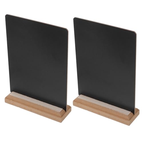 MUCKLILY 2 Stück Mini-Tafel Tafelzeichen Anzeigetafel großes Tafelschild Mini -Kreidebrett Tafelschilder Tischplatte Menütafel für Restaurant Kreidetafel Staffelei Zeichen Holz Schwarz MUCKLILY 2 Stück Mini-Tafel Tafelzeichen Anzeigetafel großes Tafelschild Mini -Kreidebrett Tafelschilder Tischplatte Menütafel für Restaurant Kreidetafel Staffelei Zeichen Holz Schwarz von MUCKLILY