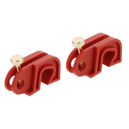 MUCKLILY 2 Stück Sicherheitsschloss Des Leistungsschalters Unterbrecherschlösser Breaker Schalttafelverriegelung Leistungsschalter-sperrvorrichtung Klein Mini Rot Pa-nylon MUCKLILY 2 Stück Sicherheitsschloss Des Leistungsschalters Unterbrecherschlösser Breaker Schalttafelverriegelung Leistungsschalter-sperrvorrichtung Klein Mini Rot Pa-nylon von MUCKLILY