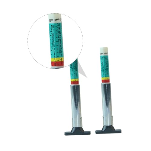 MUCKLILY 2 Stück Teiliges Reifen Profiltiefenmesser mit Clip Tragbarer Präziser Reifenprofil tiefenmesser für Auto Motorrad Lkw Schnelles Messen der Profiltiefe Praktisches Werkzeug für MUCKLILY 2 Stück Teiliges Reifen Profiltiefenmesser mit Clip Tragbarer Präziser Reifenprofil tiefenmesser für Auto Motorrad Lkw Schnelles Messen der Profiltiefe Praktisches Werkzeug für von MUCKLILY