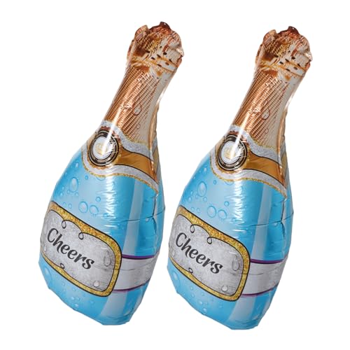 MUCKLILY 2 Stück Weinflaschen Folienballons aus Aluminiumfolie Wiederverwendbare Partydekoration für Geburtstag Junggesellenabschied Hochzeit mit Robustem Durchstoßfestem Design als MUCKLILY 2 Stück Weinflaschen Folienballons aus Aluminiumfolie Wiederverwendbare Partydekoration für Geburtstag Junggesellenabschied Hochzeit mit Robustem Durchstoßfestem Design als von MUCKLILY