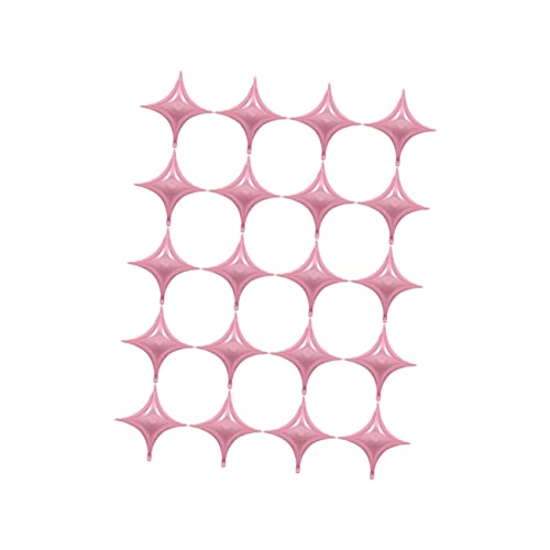 MUCKLILY 20 Stück Aluminiumfolie Ballons Quadratische Sterne für Hochzeiten und Partydekoration für Kreative Feiern und Festliche Anlässe von MUCKLILY