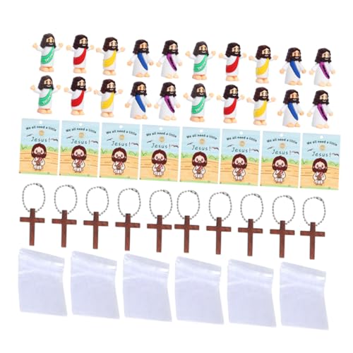 MUCKLILY 20 Stück Puppenanhänger Halloween-Figuren Aus Harz Mini-puppenhauszubehör Halloween Kleine Figuren Religiöses Osterhandwerk Puppendekorationen Zu Ostern Mini- Papier von MUCKLILY