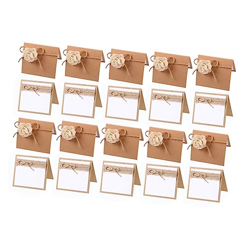 MUCKLILY 20 Stück Retro Tischkarten aus Kreative Platzkarten für Hochzeiten Partys und Feiern im Ländlichen für Tischdekorationen bei Hochzeiten und Festen MUCKLILY 20 Stück Retro Tischkarten aus Kreative Platzkarten für Hochzeiten Partys und Feiern im Ländlichen für Tischdekorationen bei Hochzeiten und Festen von MUCKLILY