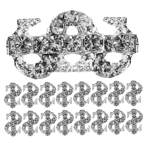 MUCKLILY 20 Stück Teiliges Nagel charms in Silber Stabile Metall dekorationen mit symbol Kreative und Langlebige Nail Art Ornamente für DIY Maniküre und für Nagelliebhaber MUCKLILY 20 Stück Teiliges Nagel charms in Silber Stabile Metall dekorationen mit symbol Kreative und Langlebige Nail Art Ornamente für DIY Maniküre und für Nagelliebhaber von MUCKLILY