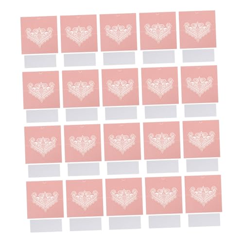 MUCKLILY 20 Stück Teiliges Papier tischkarten mit Filigranem Spitzen hohlmuster Handbeschriftete Platzkarten für Hochzeit Geburtstag Party und Bankett Praktische und Elegante MUCKLILY 20 Stück Teiliges Papier tischkarten mit Filigranem Spitzen hohlmuster Handbeschriftete Platzkarten für Hochzeit Geburtstag Party und Bankett Praktische und Elegante von MUCKLILY