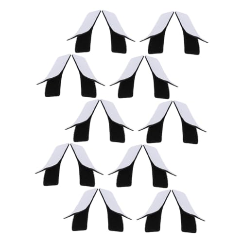 MUCKLILY 20 Stück selbstklebender strapazierfähige Klebestreifen selbstklebendes Klebeband Klettband doppelseitiges Befestigungsband Hakenschlaufen-Klebeband Nylon Schwarz MUCKLILY 20 Stück selbstklebender strapazierfähige Klebestreifen selbstklebendes Klebeband Klettband doppelseitiges Befestigungsband Hakenschlaufen-Klebeband Nylon Schwarz von MUCKLILY