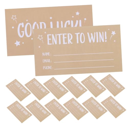MUCKLILY 200 Stück Raffle Tickets mit Feldern für Name Email Telefonnummer Einfache Teilnahmeformulare für Verlosungen Wettbewerbe Karneval Auktionen aus Karton MUCKLILY 200 Stück Raffle Tickets mit Feldern für Name Email Telefonnummer Einfache Teilnahmeformulare für Verlosungen Wettbewerbe Karneval Auktionen aus Karton von MUCKLILY
