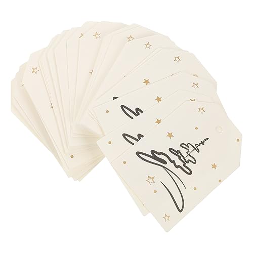 MUCKLILY 200Stücke Weihnachtsgeschenkanhänger Mit Goldprägung Tags Für Weihnachten Dekorative Etiketten Für Weihnachtsbaum Dekoration Und Festtagsverpackung MUCKLILY 200Stücke Weihnachtsgeschenkanhänger Mit Goldprägung Tags Für Weihnachten Dekorative Etiketten Für Weihnachtsbaum Dekoration Und Festtagsverpackung von MUCKLILY
