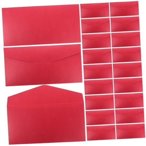 MUCKLILY 25Stücke Rote Umschläge Dekorative Einladungsumschläge für Hochzeiten Geburtstagsfeiern und Jubiläen Sanftes für Glückwunschkarten und Geldgeschenke MUCKLILY 25Stücke Rote Umschläge Dekorative Einladungsumschläge für Hochzeiten Geburtstagsfeiern und Jubiläen Sanftes für Glückwunschkarten und Geldgeschenke von MUCKLILY