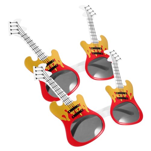 MUCKLILY 2Paare Gitarrenmuster Sonnenbrillen Lustige Partybrillen Abs für Musikfestivals Geburtstagsfeiern Kreative Fotoshootings Partygeschenke MUCKLILY 2Paare Gitarrenmuster Sonnenbrillen Lustige Partybrillen Abs für Musikfestivals Geburtstagsfeiern Kreative Fotoshootings Partygeschenke von MUCKLILY