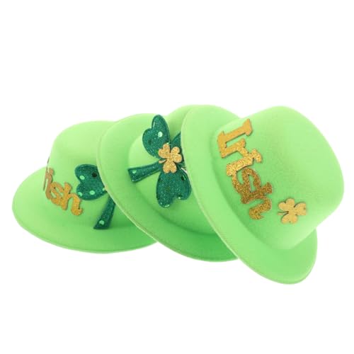 MUCKLILY 3 Stück Grüne Partyhüte Geburtstags Kleeblatt Haarspangen Kleeblatt Clips Grüne Zylinder Clips Erntedank Zubehör Happy Cap Festival Feiertag Haarspange Für Frauen Hüte MUCKLILY 3 Stück Grüne Partyhüte Geburtstags Kleeblatt Haarspangen Kleeblatt Clips Grüne Zylinder Clips Erntedank Zubehör Happy Cap Festival Feiertag Haarspange Für Frauen Hüte von MUCKLILY