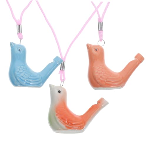 MUCKLILY 3 Stück Keramik-vogelpfeifen, Vogelruf-Spielzeug, Vogel-, Weihnachten, Porzellan-Vogel-, Keramik-vogelpfeifen, Spielzeug Für Kinder, Halloween MUCKLILY 3 Stück Keramik-vogelpfeifen, Vogelruf-Spielzeug, Vogel-, Weihnachten, Porzellan-Vogel-, Keramik-vogelpfeifen, Spielzeug Für Kinder, Halloween von MUCKLILY