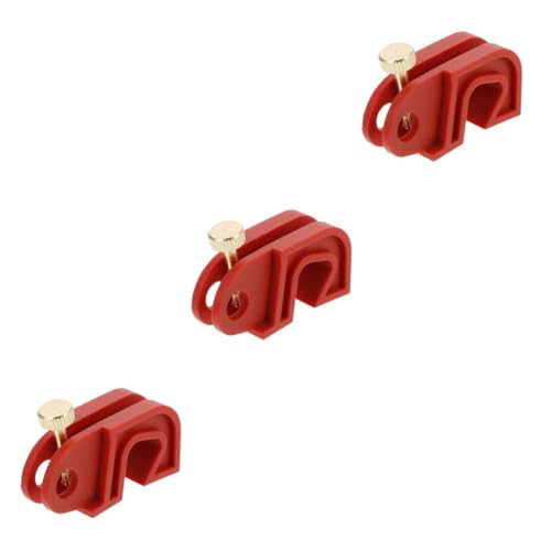 MUCKLILY 3 Stück Sicherheitsschloss des Leistungsschalters Leistungsschaltersperre Breaker Unterbrechersperre Mini klein Lockout-Schlösser Elektrische Klemme PA-Nylon rot MUCKLILY 3 Stück Sicherheitsschloss des Leistungsschalters Leistungsschaltersperre Breaker Unterbrechersperre Mini klein Lockout-Schlösser Elektrische Klemme PA-Nylon rot von MUCKLILY