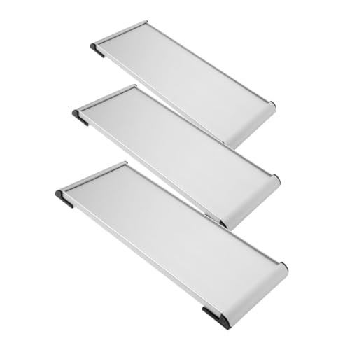 MUCKLILY 3 Stück leeres Schild Office -Namensschild Büro-Namensschilder für die Wand Klopftürschilder Bürotürschild Namensschild für Tür Büroschilder für Türen Aluminiumlegierung Silber MUCKLILY 3 Stück leeres Schild Office -Namensschild Büro-Namensschilder für die Wand Klopftürschilder Bürotürschild Namensschild für Tür Büroschilder für Türen Aluminiumlegierung Silber von MUCKLILY