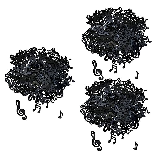 MUCKLILY 3Er-Packungen Pack Notenpapier Konfetti Dekorative Tischdeko für Geburtstagsfeiern Abschlussfeiern und Shower Papierstreu für Festliche Anlässe und Besondere MUCKLILY 3Er-Packungen Pack Notenpapier Konfetti Dekorative Tischdeko für Geburtstagsfeiern Abschlussfeiern und Shower Papierstreu für Festliche Anlässe und Besondere von MUCKLILY