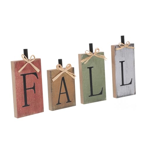 MUCKLILY 4 Stück Herbstliche Holzdekoration Teiliges Rustikale Tischverzierung für Zuhause für Wohnzimmer Schlafzimmer und Gemütlicher Herbstlook für Ihre Einrichtung für Erntedankfest und MUCKLILY 4 Stück Herbstliche Holzdekoration Teiliges Rustikale Tischverzierung für Zuhause für Wohnzimmer Schlafzimmer und Gemütlicher Herbstlook für Ihre Einrichtung für Erntedankfest und von MUCKLILY