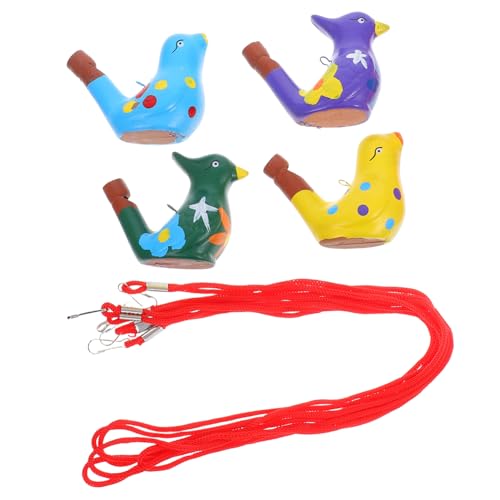 MUCKLILY 4 Stück Pfeife Aus Keramik Zugpfeife Cartoon-vogelpfeifen Cartoon-pfeifen Trällernde Pfiffe Entzückende Vogelpfeifen Party-pfeifen-Requisiten Tragbare Kleine Pfeifen Vogelruf MUCKLILY 4 Stück Pfeife Aus Keramik Zugpfeife Cartoon-vogelpfeifen Cartoon-pfeifen Trällernde Pfiffe Entzückende Vogelpfeifen Party-pfeifen-Requisiten Tragbare Kleine Pfeifen Vogelruf von MUCKLILY