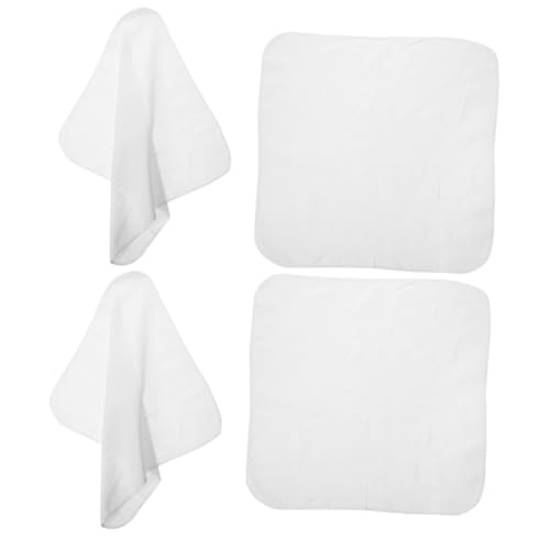 MUCKLILY 4 Stück Teiliges Käsetuch aus Feinem Wiederverwendbarem Baumwollgarn mit Eingefassten Kanten Lebensmittelechtes Muslin-kochtuch zum Filtern von Tofu Saft und Backzutaten von MUCKLILY