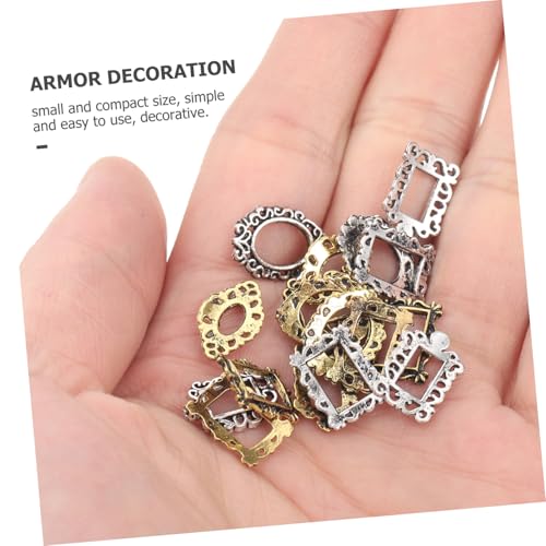 MUCKLILY 40 Stck. Teiliges Vintage Metall Mini Bilderrahmen für Nail Art Retro Oval und Leichte Reinigung Vielseitige Nageldekoration für Nagelpflege und DIY Fingernägel MUCKLILY 40 Stck. Teiliges Vintage Metall Mini Bilderrahmen für Nail Art Retro Oval und Leichte Reinigung Vielseitige Nageldekoration für Nagelpflege und DIY Fingernägel von MUCKLILY
