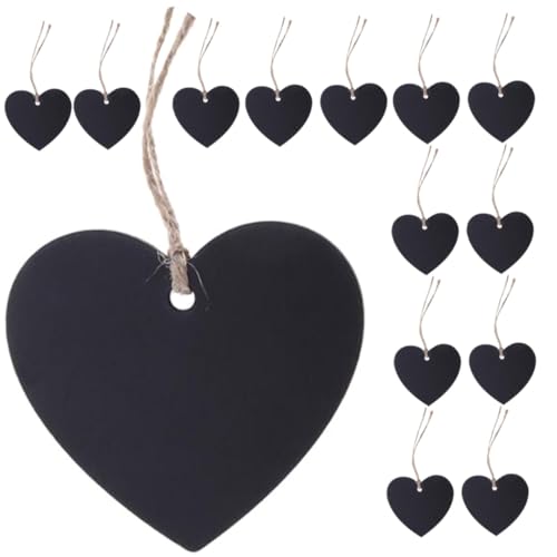 MUCKLILY 40 Stück Hängende Holzherzen Doppelseitige Blanko Preisschilder aus Robustem Holz für DIY Geschenkanhänger Schmuck Etiketten Basteln Dekoration Vintage stil Multifunktional MUCKLILY 40 Stück Hängende Holzherzen Doppelseitige Blanko Preisschilder aus Robustem Holz für DIY Geschenkanhänger Schmuck Etiketten Basteln Dekoration Vintage stil Multifunktional von MUCKLILY