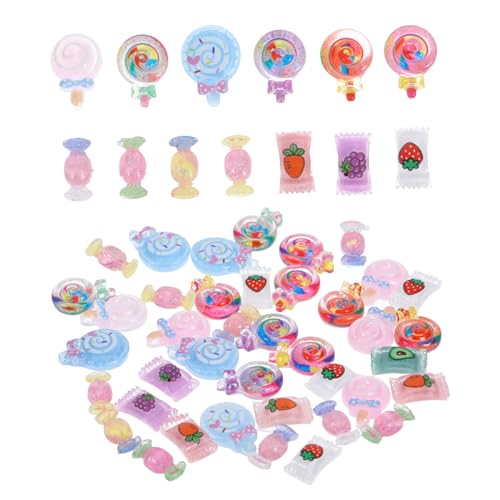 MUCKLILY 40 Stück Teiliges Cartoon Candy Nail Charms für Nageldesign Bunte Langebige Resin Nail Decorations Sicher und Vielseitig für Frauen und DIY Maniküre MUCKLILY 40 Stück Teiliges Cartoon Candy Nail Charms für Nageldesign Bunte Langebige Resin Nail Decorations Sicher und Vielseitig für Frauen und DIY Maniküre von MUCKLILY