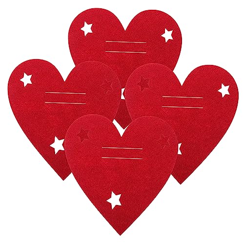 MUCKLILY 4Stücke Herzförmige Weihnachtsbesteckhalter Teiliges Langlebige Stoffmaterialien für Festliche Anlässe Dekorative Gabelbeutel für Partys und MUCKLILY 4Stücke Herzförmige Weihnachtsbesteckhalter Teiliges Langlebige Stoffmaterialien für Festliche Anlässe Dekorative Gabelbeutel für Partys und von MUCKLILY
