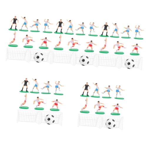 MUCKLILY 5 Sätze Dekoration der Fußballmannschaft Fußballdekoration für Kuchen Fußball-Geburtstagskuchendekoration Miniatur-Fußball aus Kunststoff Miniatur-Landschaftsdekor MUCKLILY 5 Sätze Dekoration der Fußballmannschaft Fußballdekoration für Kuchen Fußball-Geburtstagskuchendekoration Miniatur-Fußball aus Kunststoff Miniatur-Landschaftsdekor von MUCKLILY