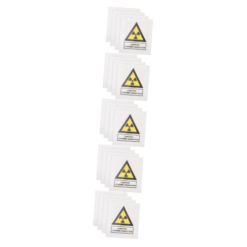 MUCKLILY 5 Sätze Strahlungsschild Alarm Feuerlöscher Offenes Schild Leiser Wasserkocher Überwachung Der Sonnenstrahlung Warnaufkleber Neonschild Variable Temperatur 4 Stück * 5 MUCKLILY 5 Sätze Strahlungsschild Alarm Feuerlöscher Offenes Schild Leiser Wasserkocher Überwachung Der Sonnenstrahlung Warnaufkleber Neonschild Variable Temperatur 4 Stück * 5 von MUCKLILY