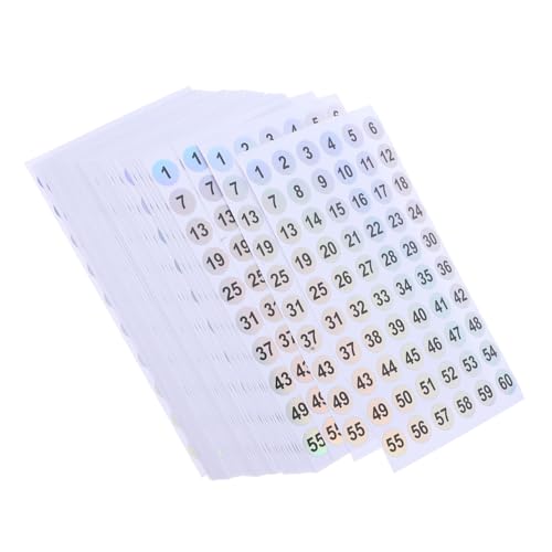 MUCKLILY 50 Stück Briefkastenaufkleber Zahlen Kleine Zahlenaufkleber Nummerierte Etiketten Nummernindexaufkleber Nummernetiketten Briefkastennummern Für Uhrnummern Etiketten Runde MUCKLILY 50 Stück Briefkastenaufkleber Zahlen Kleine Zahlenaufkleber Nummerierte Etiketten Nummernindexaufkleber Nummernetiketten Briefkastennummern Für Uhrnummern Etiketten Runde von MUCKLILY