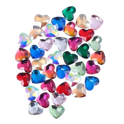 MUCKLILY 50 Stück Herzförmige Nail Art Charms Strasssteine Selbstklebend Glitzersteine Nägel Dekoration DIY Nail Stickers Mix Farben für Elegante Nagelgestaltung MUCKLILY 50 Stück Herzförmige Nail Art Charms Strasssteine Selbstklebend Glitzersteine Nägel Dekoration DIY Nail Stickers Mix Farben für Elegante Nagelgestaltung von MUCKLILY