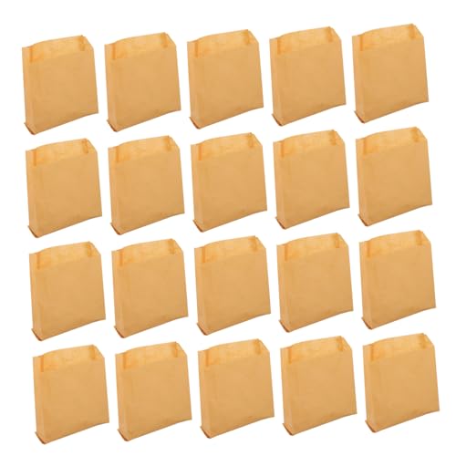 MUCKLILY 50 Stück Kraftpapier Frittierbeutel Ölbeständige Verpackung für Snacks für Chicken Wings und Umweltfreundliche Papiertüten für Takeaway MUCKLILY 50 Stück Kraftpapier Frittierbeutel Ölbeständige Verpackung für Snacks für Chicken Wings und Umweltfreundliche Papiertüten für Takeaway von MUCKLILY