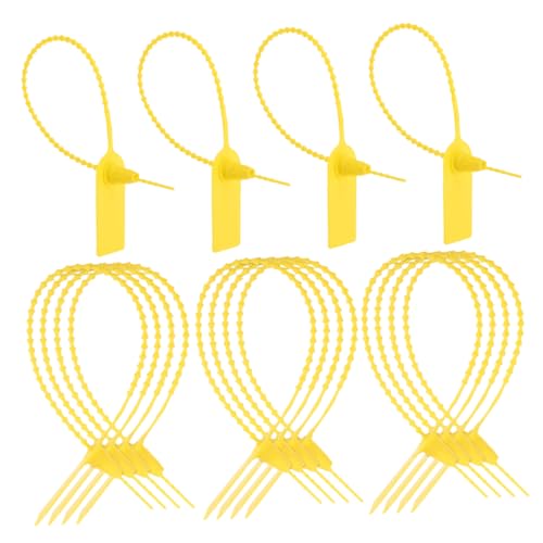 MUCKLILY 50 Stück Plastiketikett Sicherheitssiegel Originalitätssiegel Aus Kunststoff Nummerierte Tags Gleitringdichtungen Gelbe Kabelbinder Gelbe Etiketten Id-nummern-tags Trap-tags Yellow MUCKLILY 50 Stück Plastiketikett Sicherheitssiegel Originalitätssiegel Aus Kunststoff Nummerierte Tags Gleitringdichtungen Gelbe Kabelbinder Gelbe Etiketten Id-nummern-tags Trap-tags Yellow von MUCKLILY