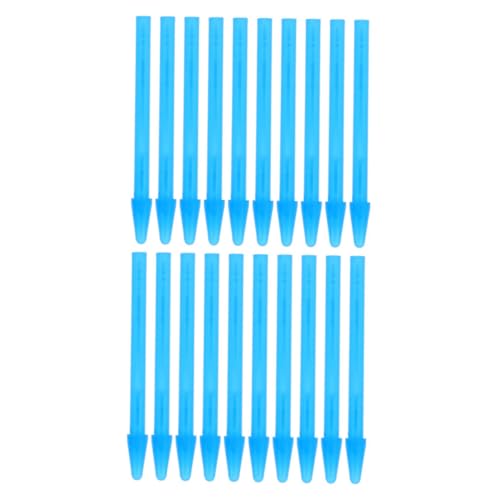MUCKLILY 50 Stück Schleifstab Aufbewahrung Von Farbtuben Farbrührstab Aus Epoxidharz Reagenzgläser Für Pflanzen Kaugummituben Als Partygeschenk Harz Mischen Sky-blue von MUCKLILY
