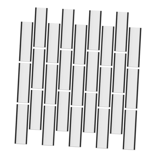 MUCKLILY 50Stücke Magnetische Regaletikettenhalter C Förmige Etikettenclips mit Schutz Papiereinlagen für Metallregale Werkzeugkästen von MUCKLILY