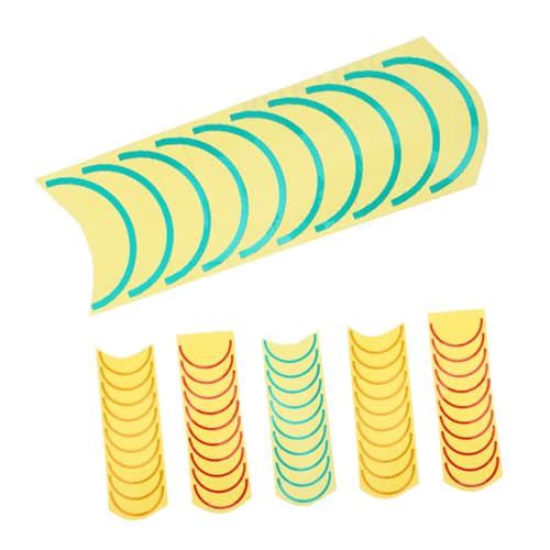 MUCKLILY 6 Blätter Kennzeichnungsaufkleber des Manometers kleine Aufkleber Aufkleber-Etiketten PVC selbstklebend von MUCKLILY