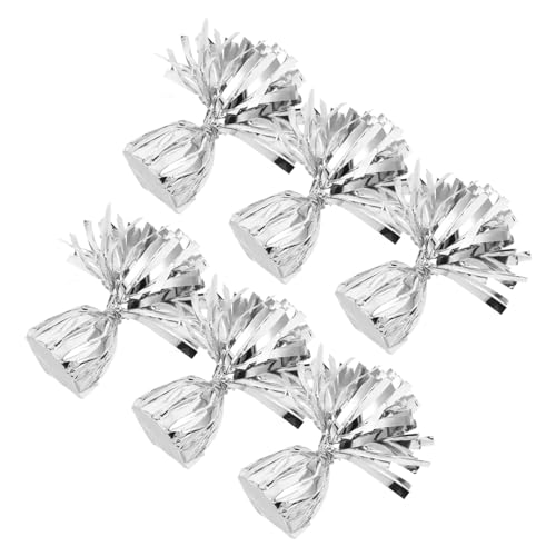 MUCKLILY 6 Stück Ballonpendant Gewichte Robuste Beschwerer für Heliumballons Hochzeiten Partys und Feste Stilvolle für Verschiedene Anlässe Silberfarben MUCKLILY 6 Stück Ballonpendant Gewichte Robuste Beschwerer für Heliumballons Hochzeiten Partys und Feste Stilvolle für Verschiedene Anlässe Silberfarben von MUCKLILY