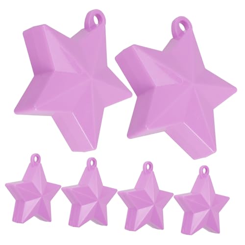 MUCKLILY 6 Stück Hollow Star Balloon Weight Blocks Füllbare Ballonbeschwerer für Hochzeiten und Partys Anpassbares Gewicht Stabiler Ballonanker Lichtbraun MUCKLILY 6 Stück Hollow Star Balloon Weight Blocks Füllbare Ballonbeschwerer für Hochzeiten und Partys Anpassbares Gewicht Stabiler Ballonanker Lichtbraun von MUCKLILY